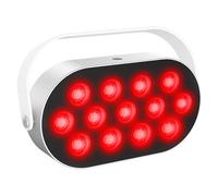 STASUN Dual-Chip Red Light Therapy,13 LEDs Rechargeble Infrared Lamp Panel,660 & 850nm Portable Near Infrared Device with USB for Face, Body,Skin,Sleep (Mini13)