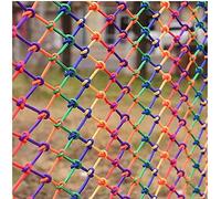 Stasy Nylon Cargo Securing Net, 2x6m, 12cm Mesh, 6mm Rope, Double Needle Knurled, Multi-Use, Multicolor, For Trucks