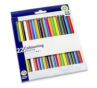 Anker International Stationary Coloured Pencil in Wallet (Pack of 22)