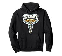 Stat Paramedic Slang Medic Inside Joke Doctor Phrase Funny Pullover Hoodie
