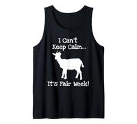 State and County Fair Show Goat Farm Animal Showing Tank Top