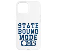State Bound Mode On - Fun School Competition Saying Blue Case for iPhone 15