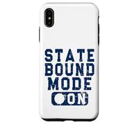 State Bound Mode On - Fun School Competition Saying Blue Case for iPhone XS Max