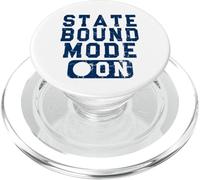State Bound Mode On - Fun School Competition Saying Blue PopSockets PopGrip for MagSafe