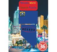 State-by-State Word Search: Nevada Word Search Puzzle The silver State the 36th state of the USA / 8.5 x 11" 128 Pages