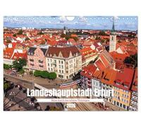 State capital Erfurt - Journey through beautiful Thuringia UK-Version (Wall Calendar 2026 DIN A4 Landscape), CALVENDO 12 Month Wall Calendar