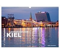 State capital Kiel UK-Version (Wall Calendar 2026 DIN A3 Landscape), CALVENDO 12 Month Wall Calendar