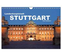 State capital Stuttgart UK-Version (Wall Calendar 2026 DIN A4 Landscape), CALVENDO 12 Month Wall Calendar
