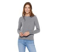State Cashmere Womens Crew Neck Jumper 100% Pure Cashmere Sweater Long Sleeve Pullover (X-Large, Heather Grey)