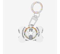State Emblem of Northern Mariana Islands Printing Bone Shaped Dog Tag Pet Id Tags,Acrylic Dog Tags Cat Tags with Ring for Dog Cat,Pendant Crafts