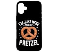 State Fair Eats I'm Just Here For The Pretzel Case for iPhone 16 Plus