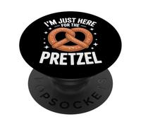 State Fair Eats I'm Just Here For The Pretzel PopSockets Adhesive PopGrip