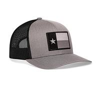 State Flag Trucker Hats - Patch Style - Baseball Cap Mesh Snapback Golf Hat - Grey - One Size