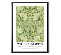 State Media Vision Framed William Morris Pimpernel Poster A4 Size - Famous Artist Drawings - Stylish Home Decor in a Variety of Sizes (Pimpernel, A4 Black Framed)