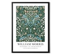 State Media Vision William Morris Blackthorn Poster - Famous Artist Drawings - Stylish Home Decor - Variety of Sizes (Blackthorn, A4 Black Framed)