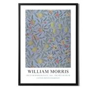 State Media Vision William Morris Fruit or Pomegranate Poster - Famous Artist Drawings - Stylish Home Decor - Variety of Sizes (Fruit or Pomegranate, A3 Black Framed)