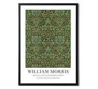 State Media Vision William Morris Original Design Poster - Famous Artist Drawings - Stylish Home Decor - Variety of Sizes (Original Design, A3 Black Framed)