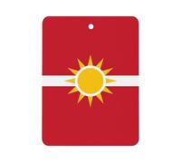 State of Florida Flag Hanging Car Air Fresheners 1Pcs Aromatherapy Tablets Automotive Fragrance Scented Card Decor Square