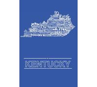 State of Kentucky Journal Notebook Souvenir Gift