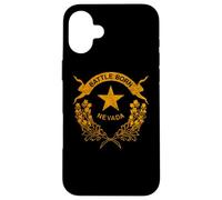 STATE OF NEVADA FLAG - LAS VEGAS RENO LAKE TAHOE CARSON Case for iPhone 16 Plus