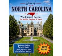 State of North Carolina Word Search Puzzles (States and Territories Word Search Puzzle Collection)
