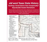 State of (old) Texas History Reproducible Worksheets & Lesson Plans: Narratives, References, Advancing Questions, Remediation, Informational Texts, ... Activities: Theater and News Script