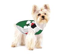 State Of Palestine Flag Map Print Adorable Cotton Small Dog Clothes Pet Shirt, Soft Breathable Sleeveless Tank Top For Puppy, Cats And Chihuahua