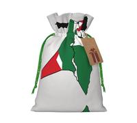 State Of Palestine Flag Map02 Christmas Bags Friend Party Presents Happy Halloween Birthdays Gift Weddings Snacks Hamper