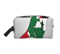 State of Palestine Flag map02 Printed Multifunctional Storage Bag, Large Capacity Organizer Pouch for Gym and Weekend