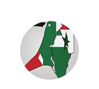 State Of Palestine Flag Map02 Printing 10 Pieces Air Freshener Cards,Car Scented Hanging Air Freshener Fragrant Sheets For Car Use