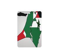 State Of Palestine Flag Map02 Printing 10 Pieces Air Freshener Cards,Car Scented Hanging Air Freshener Fragrant Sheets For Car Use