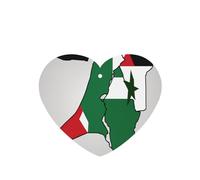 State Of Palestine Flag Map02 Printing 10 Pieces Air Freshener Cards,Car Scented Hanging Air Freshener Fragrant Sheets For Car Use