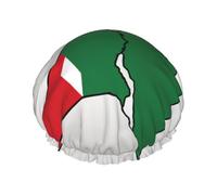 State Of Palestine Flag Map02 Shower Caps Women Reusable Large Shower Cap Men Quickdry Care Hair Long Short Kids Bath