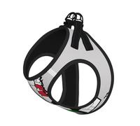 State Of Palestine Topographic Flag Map Print Adjustable Reflective Harness Leash Set For Cats, Dogs And Small Pets, Soft Breathable Mesh Walking Vest With Escape-Proof Lead