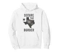 State of Texas Graphic - Secure The Border USA Pullover Hoodie