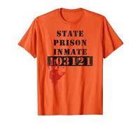 State Prison Inmate bloody Vintage 103121 Halloween costume T-Shirt