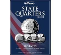 State Quarters 1999-2009 Deluxe Collector's Folder: District of Columbia and Territories, Philadelphia and Denver Mints by Warman's (12-Nov-2009) Hardcover