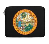 State Seal of Florida Laptop Sleeve Multi Size Computers Notebook Zippered Protective Bag for Office Travel Camping