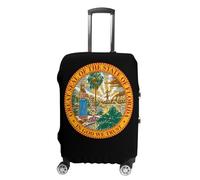 State Seal of Florida Luggage Case Cover Protective Suitcase Covers Anti Scratch Baggage Washable Fits 19-32 Inch M