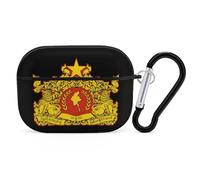 State Seal of Myanmar Cute Case Compatible with AirPods Pro Protective Cover with Keychain