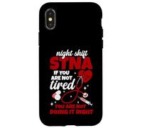 State Tested Nursing Assistant Appreciation Not Tired STNA Case for iPhone X/XS