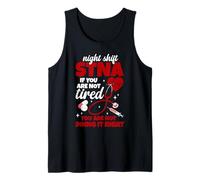 State Tested Nursing Assistant Appreciation Not Tired STNA Tank Top