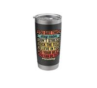State Testing You Got This Test Day Teacher Student Staar Stainless Steel Insulated Tumbler