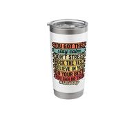 State Testing You Got This Test Day Teacher Student Staar Stainless Steel Insulated Tumbler