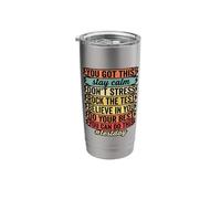 State Testing You Got This Test Day Teacher Student Staar Stainless Steel Insulated Tumbler