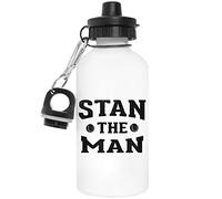 State The Man Tri-Blend Reusable White Aluminum Water Bottle Reusable White Water Bottle