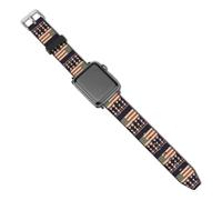 State U.S Flag Military Soldiers Army Printed Band Replacement Watch Strap | PU Leather Wristband Compatible for Apple Watch