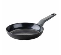 Fackelmann STATEMENT 24cm Frying Pan, Recycled Aluminium, Non-Stick PFAS Free Ceramic Coating, Honeycomb Base Structure, Comfort Grip Handle, All Stoves Including Induction, 42.5x24x4.3cm, Ash Grey