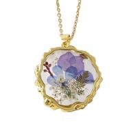 Statement Floral Necklace Birth Month Flower Neckchain Stylish Accessory for Birthdays Anniversaries Birthday Gift Necklace