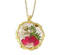 Statement Floral Necklace Birth Month Flower Neckchain Stylish Accessory for Birthdays Anniversaries Birthday Gift Necklace